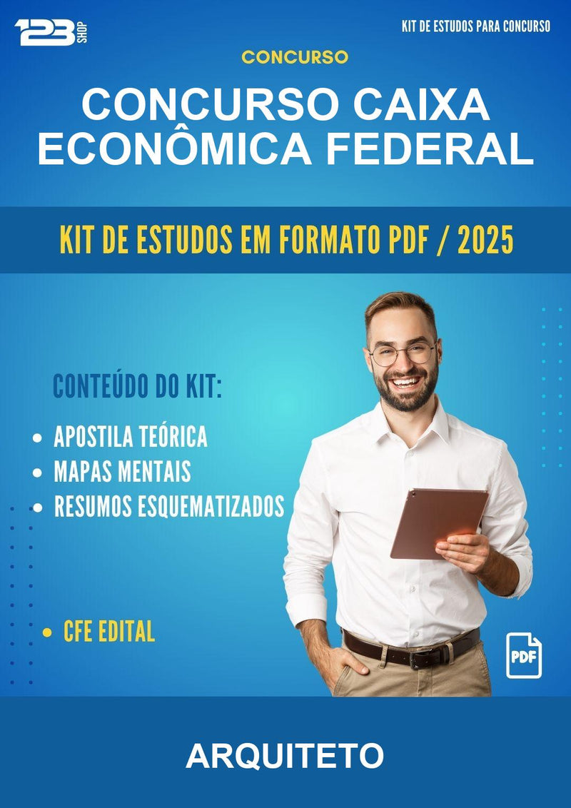 Kit de Estudos para o Concurso Caixa Econômica Federal para Arquiteto
