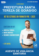 Kit de Estudos para o Concurso Prefeitura Santa Tereza de Goiás/GO para Agente de Vigilância Sanitária