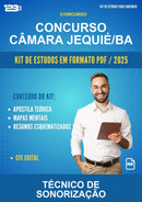 Kit de Estudos para o Concurso Câmara Jequié/BA para Técnico de Sonorização