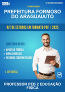 Kit de Estudos para o Concurso Prefeitura Formoso do Araguaia/TO para Professor Peb 2 Educação Física