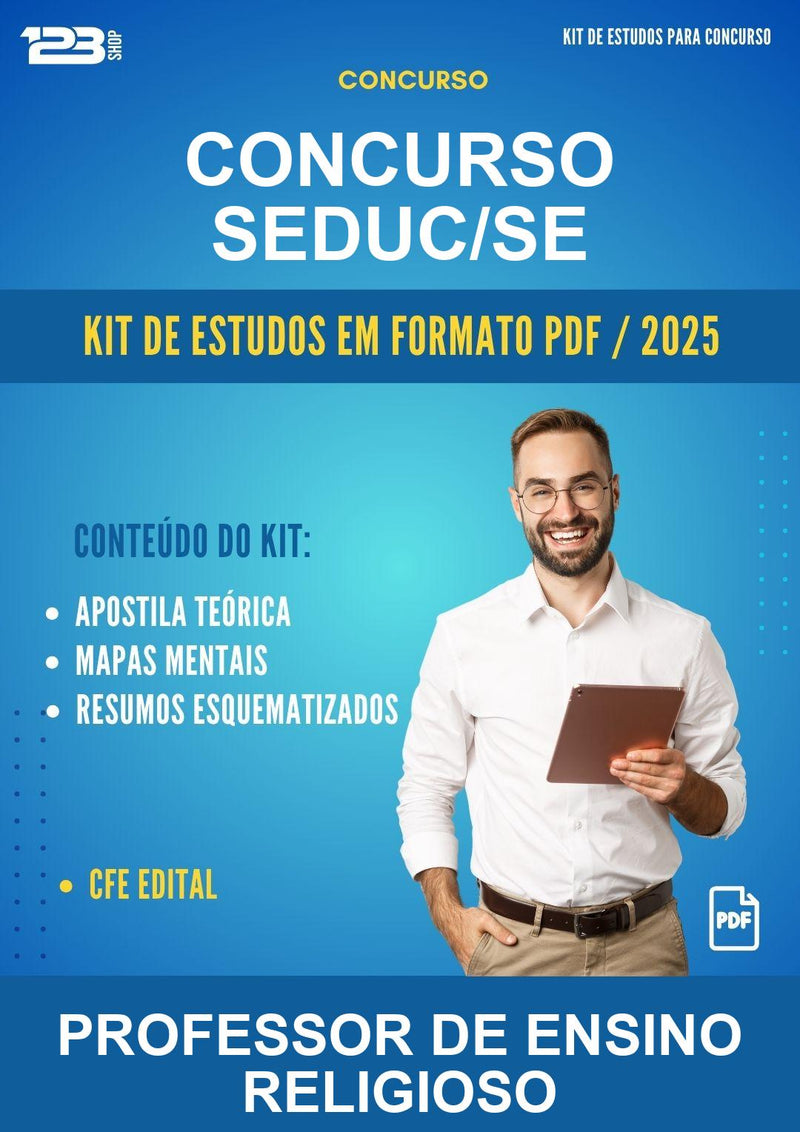 Kit de Estudos para o Concurso Seduc/SE para Professor de Ensino Religioso