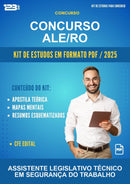 Kit de Estudos para o Concurso Ale/RO para Assistente Legislativo Técnico Em Segurança do Trabalho