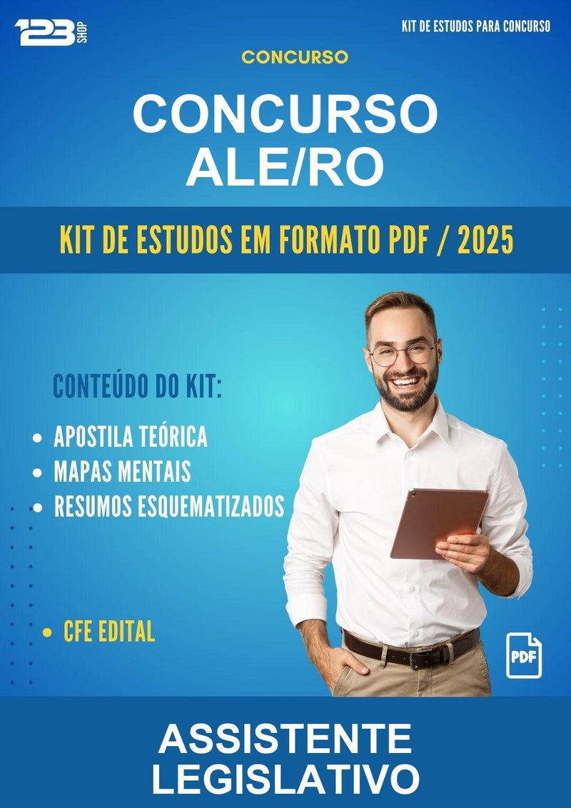 Kit de Estudos para o Concurso Ale/RO para Assistente Legislativo