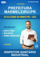 Kit de Estudos para o Concurso Prefeitura Marmeleiro/PR para Inspeitor Sanitário Industrial