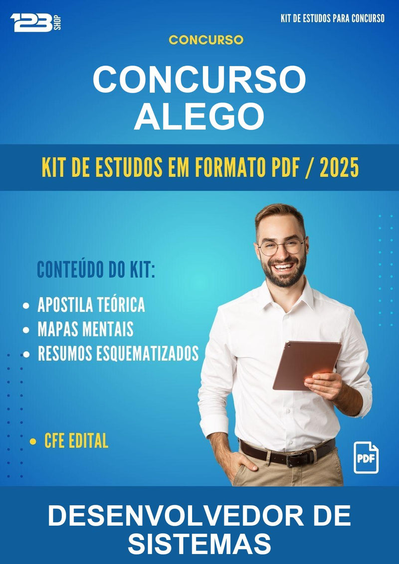 Kit de Estudos para o Concurso Alego para Desenvolvedor de Sistemas