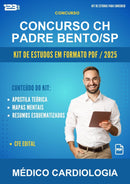Kit de Estudos para o Concurso Ch Padre Bento/SP para Médico Cardiologia