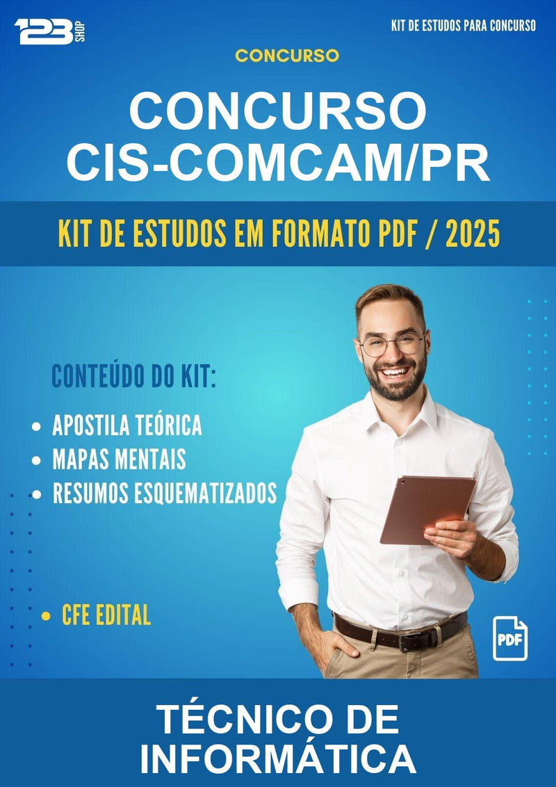 Kit de Estudos para o Concurso Cis-comcam/PR para Técnico de Informática