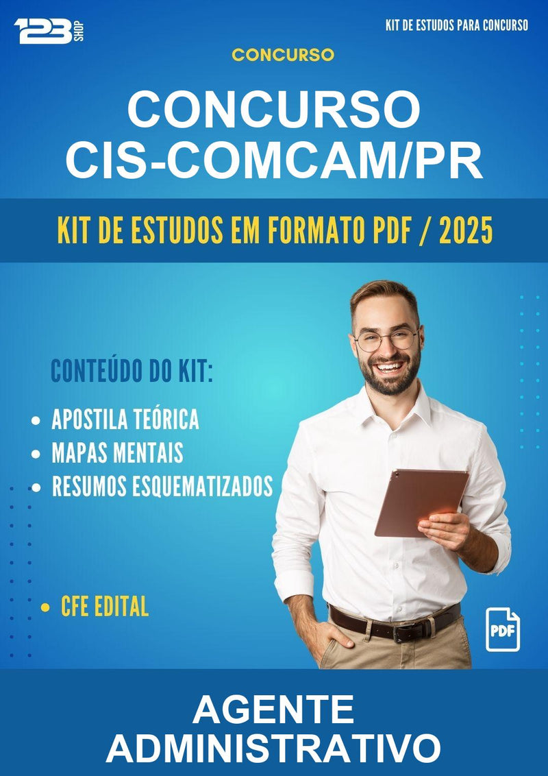 Kit de Estudos para o Concurso Cis-comcam/PR para Agente Administrativo