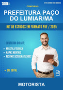 Kit de Estudos para o Concurso Prefeitura Paço do Lumiar/MA para Motorista