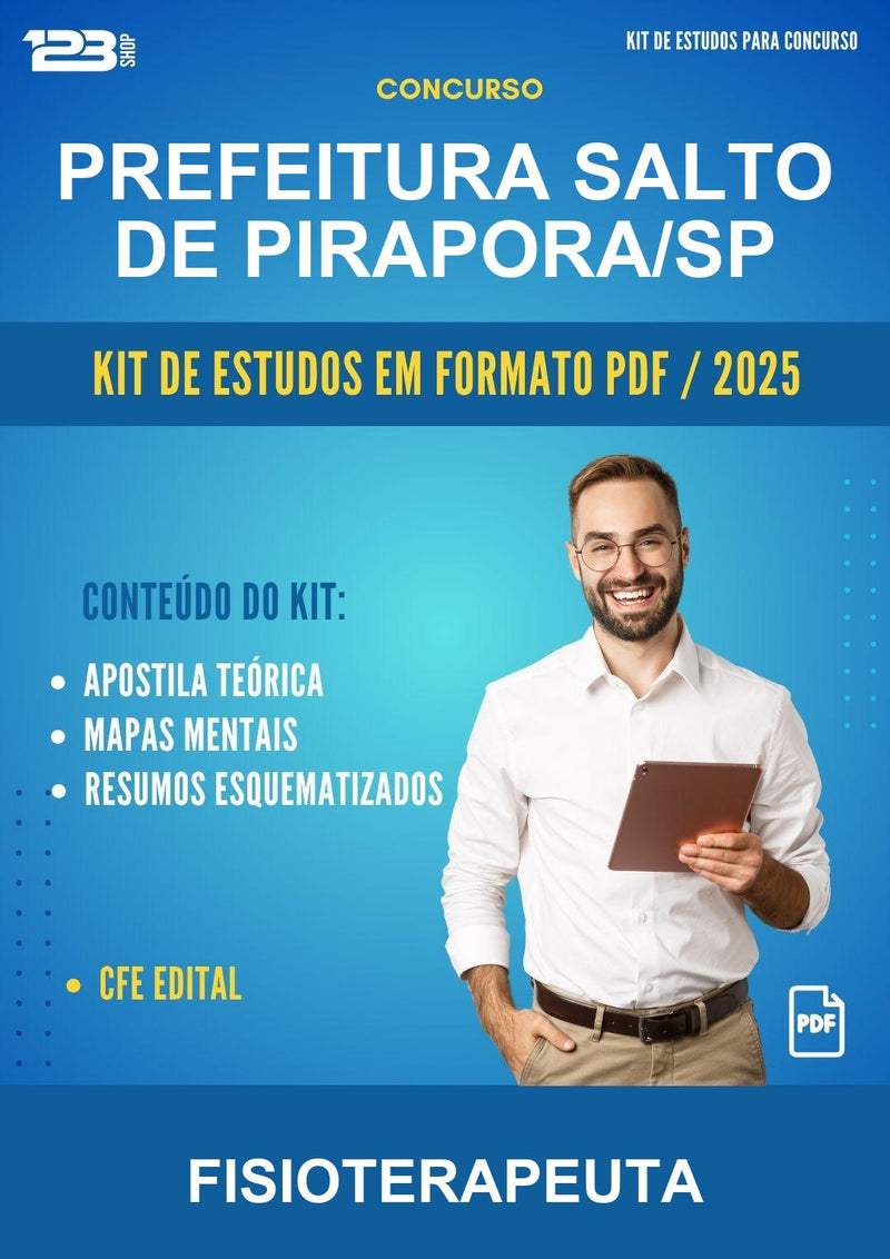Kit de Estudos para o Concurso Prefeitura Salto de Pirapora/SP para Fisioterapeuta