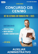 Kit de Estudos para o Concurso Cis Cen/MG para Auxiliar Administrativo