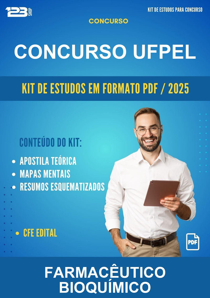 Kit de Estudos para o Concurso Ufpel para Farmacêutico Bioquímico