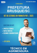Kit de Estudos para o Concurso Prefeitura Brusque/SC para Técnico Em Agrimensura
