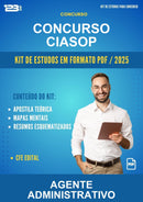 Kit de Estudos para o Concurso Ciasop para Agente Administrativo