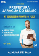 Kit de Estudos para o Concurso Prefeitura Jaraguá do Sul/SC para Auxiliar de Sala