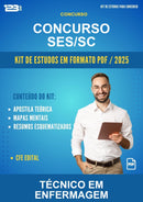 Kit de Estudos para o Concurso Ses/SC para Técnico Em Enfermagem