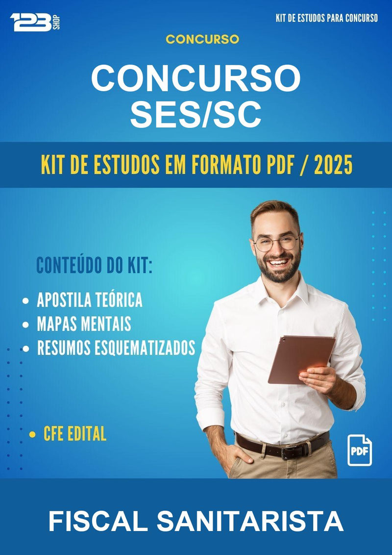 Kit de Estudos para o Concurso Ses/SC para Fiscal Sanitarista