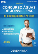 Kit de Estudos para o Concurso Águas de Joinville/SC para Desenhista