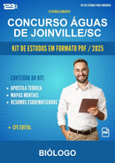 Kit de Estudos para o Concurso Águas de Joinville/SC para Biólogo