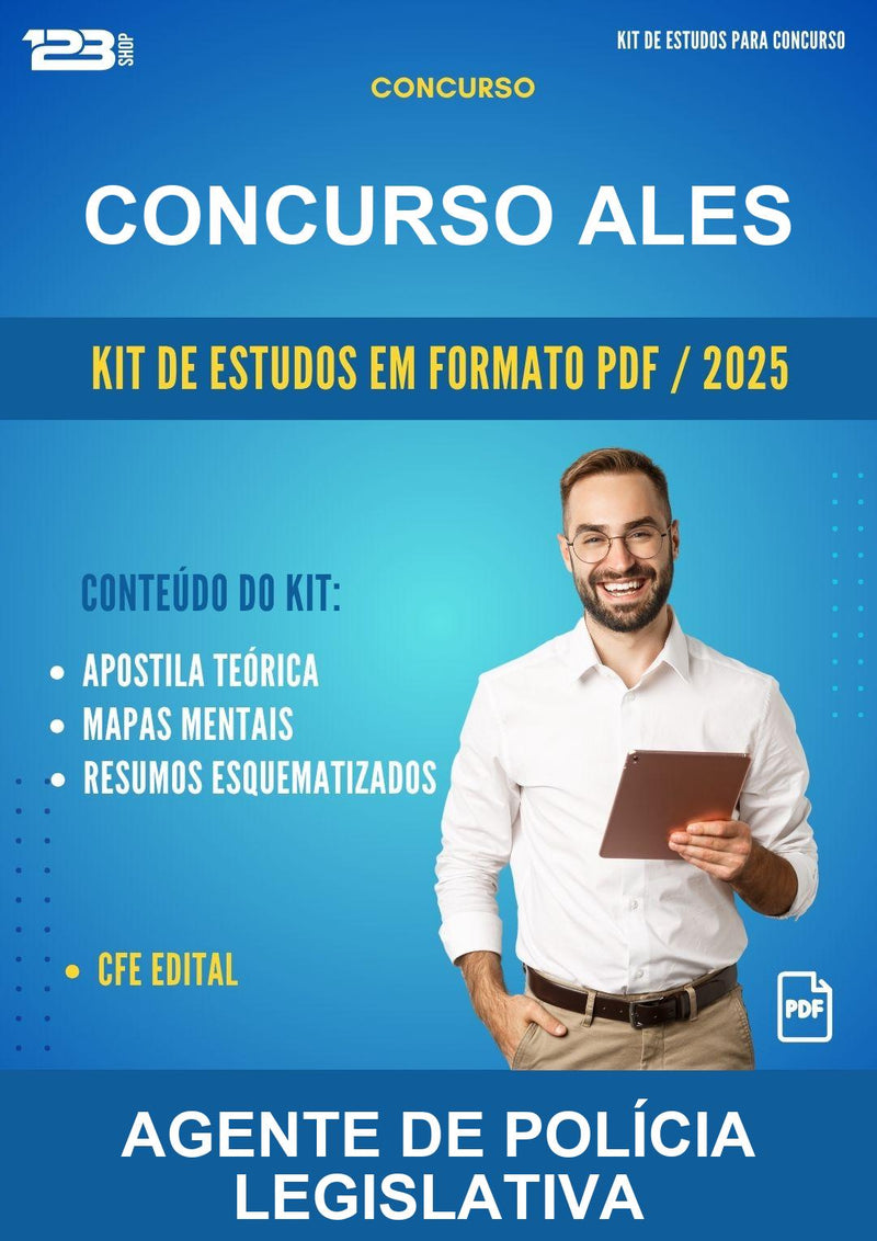 Kit de Estudos para o Concurso Ales para Agente de Polícia Legislativa