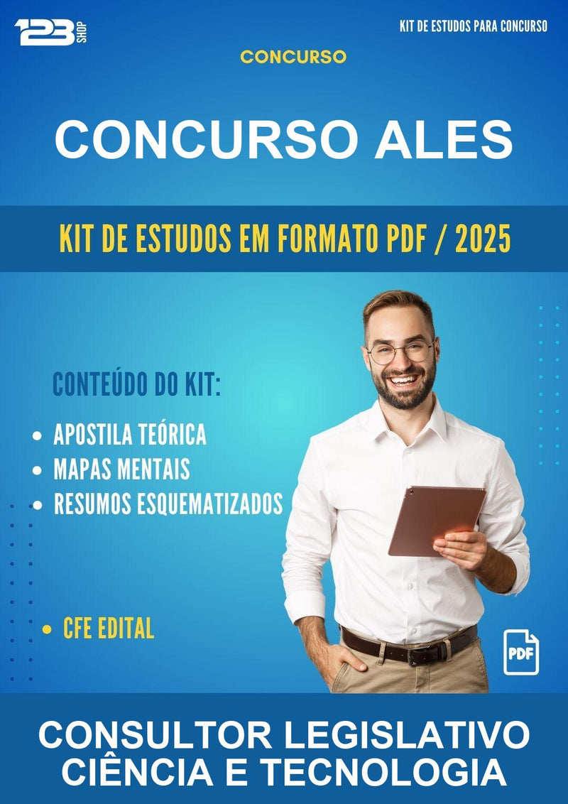 Kit de Estudos para o Concurso Ales para Consultor Legislativo Ciência E Tecnologia