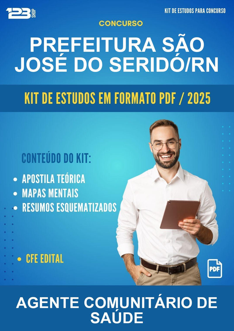 Kit de Estudos para o Concurso Prefeitura São José do Seridó/RN para Agente Comunitário de Saúde