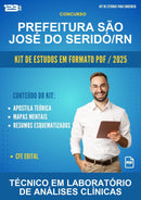 Kit de Estudos para o Concurso Prefeitura São José do Seridó/RN para Técnico Em Laboratório de Análises Clínicas