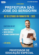 Kit de Estudos para o Concurso Prefeitura São José do Seridó/RN para Professor de Educação Especial