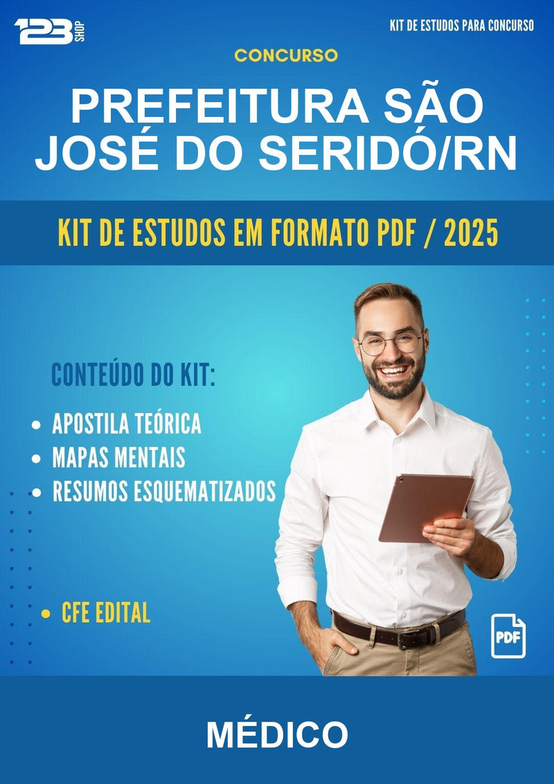 Kit de Estudos para o Concurso Prefeitura São José do Seridó/RN para Médico