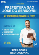 Kit de Estudos para o Concurso Prefeitura São José do Seridó/RN para Terapeuta Ocupacional