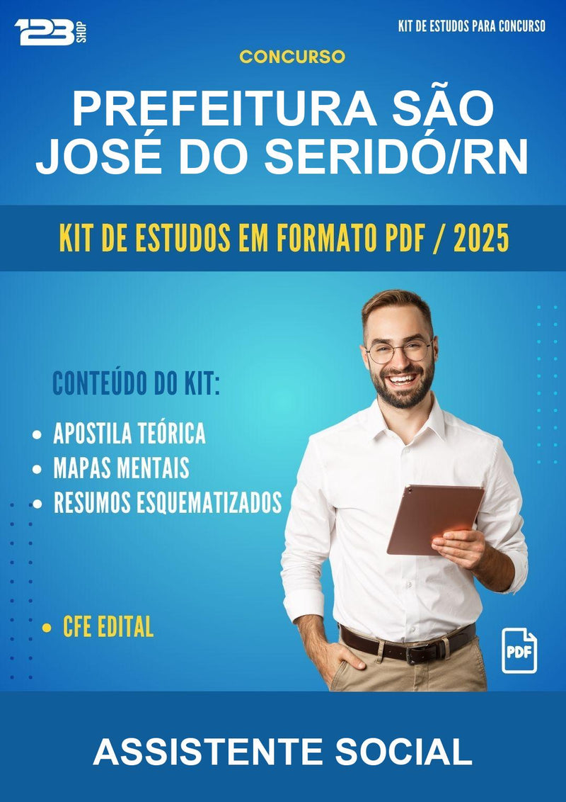 Kit de Estudos para o Concurso Prefeitura São José do Seridó/RN para Assistente Social