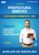 Kit de Estudos para o Concurso Prefeitura Imbé/RS para Auxiliar de Disciplina