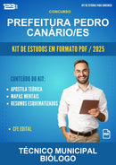 Kit de Estudos para o Concurso Prefeitura Pedro Canário/ES para Técnico Municipal Biólogo