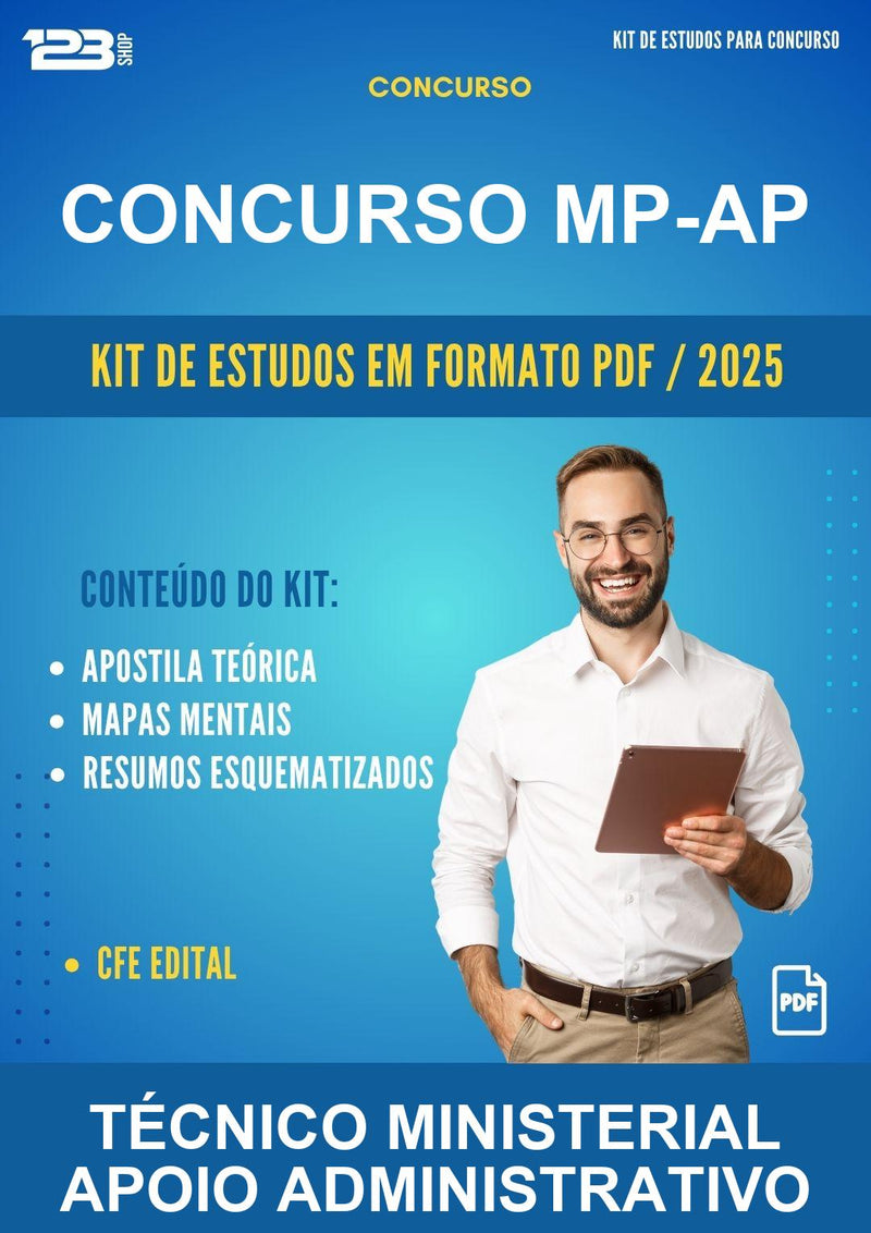 Kit de Estudos para o Concurso Mp-ap para Técnico Ministerial Apoio Administrativo