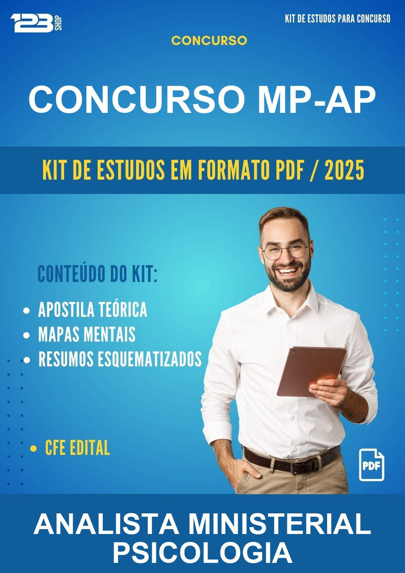 Kit de Estudos para o Concurso Mp-ap para Analista Ministerial Psicologia