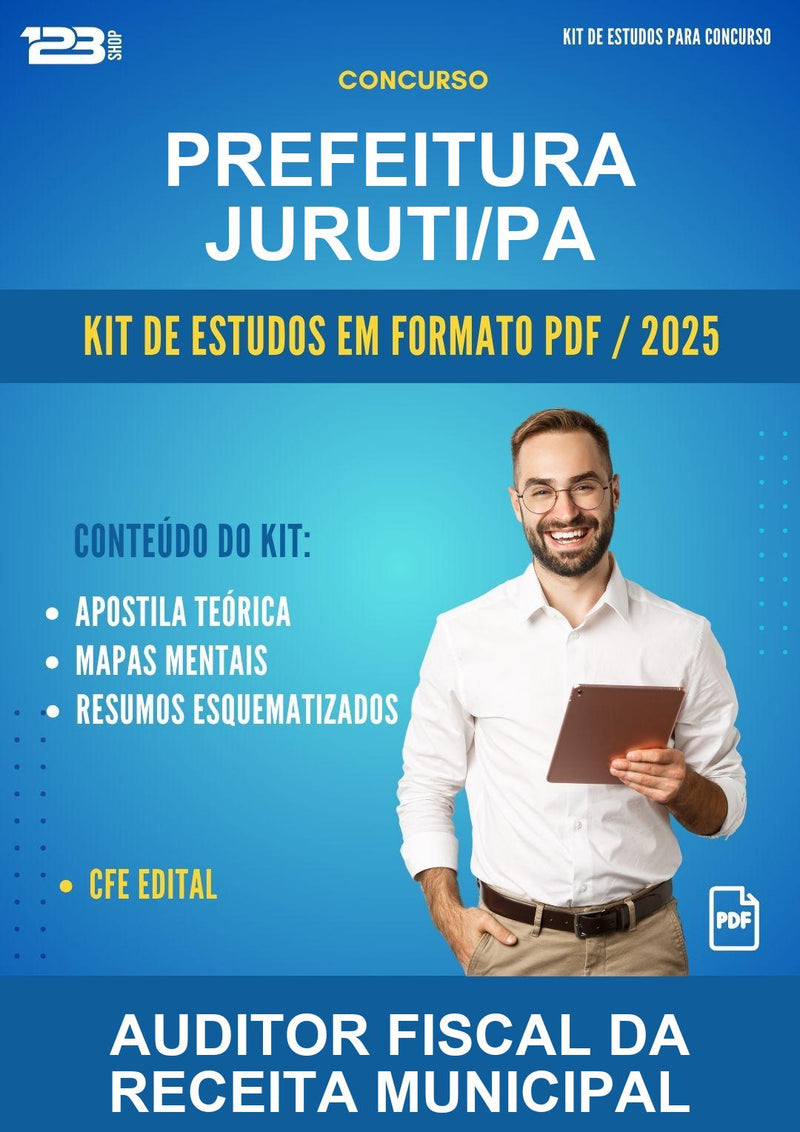 Kit de Estudos para o Concurso Prefeitura Juruti/PA para Auditor Fiscal da Receita Municipal
