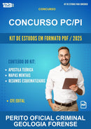 Kit de Estudos para o Concurso Pc/PI para Perito Oficial Criminal Geologia Forense