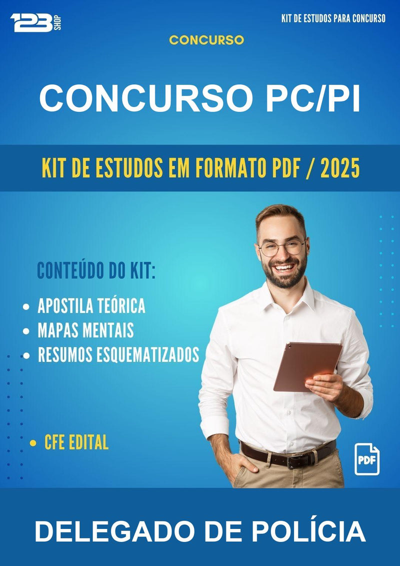 Kit de Estudos para o Concurso Pc/PI para Delegado de Polícia