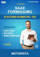 Kit de Estudos para o Concurso Saae Formiga/MG para Motorista