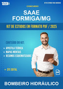Kit de Estudos para o Concurso Saae Formiga/MG para Bombeiro Hidráulico
