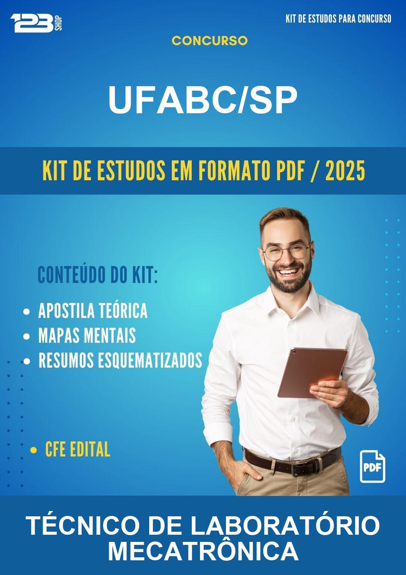 Kit de Estudos para o Concurso Ufabc/SP para Técnico de Laboratório Mecatrônica