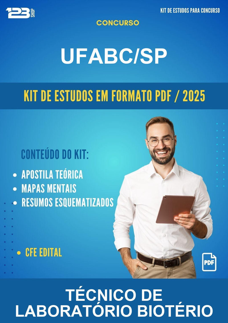 Kit de Estudos para o Concurso Ufabc/SP para Técnico de Laboratório Biotério