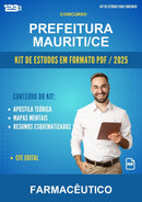 Kit de Estudos para o Concurso Prefeitura Mauriti/CE para Farmacêutico