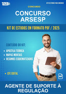 Kit de Estudos para o Concurso Arsesp para Agente de Suporte À Regulação