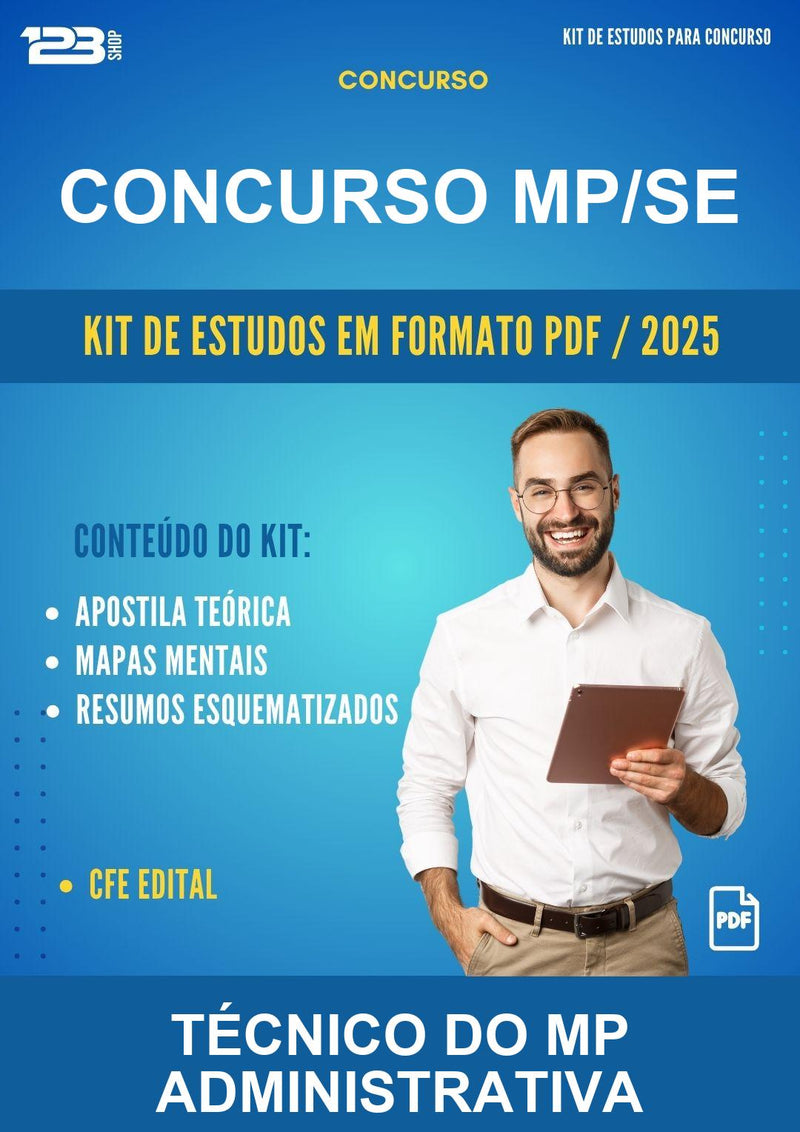 Kit de Estudos para o Concurso Mp/SE para Técnico do Mp Administrativa