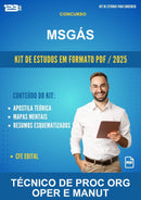 Kit de Estudos para o Concurso Msgás para Técnico de Proc Org Oper E Manut