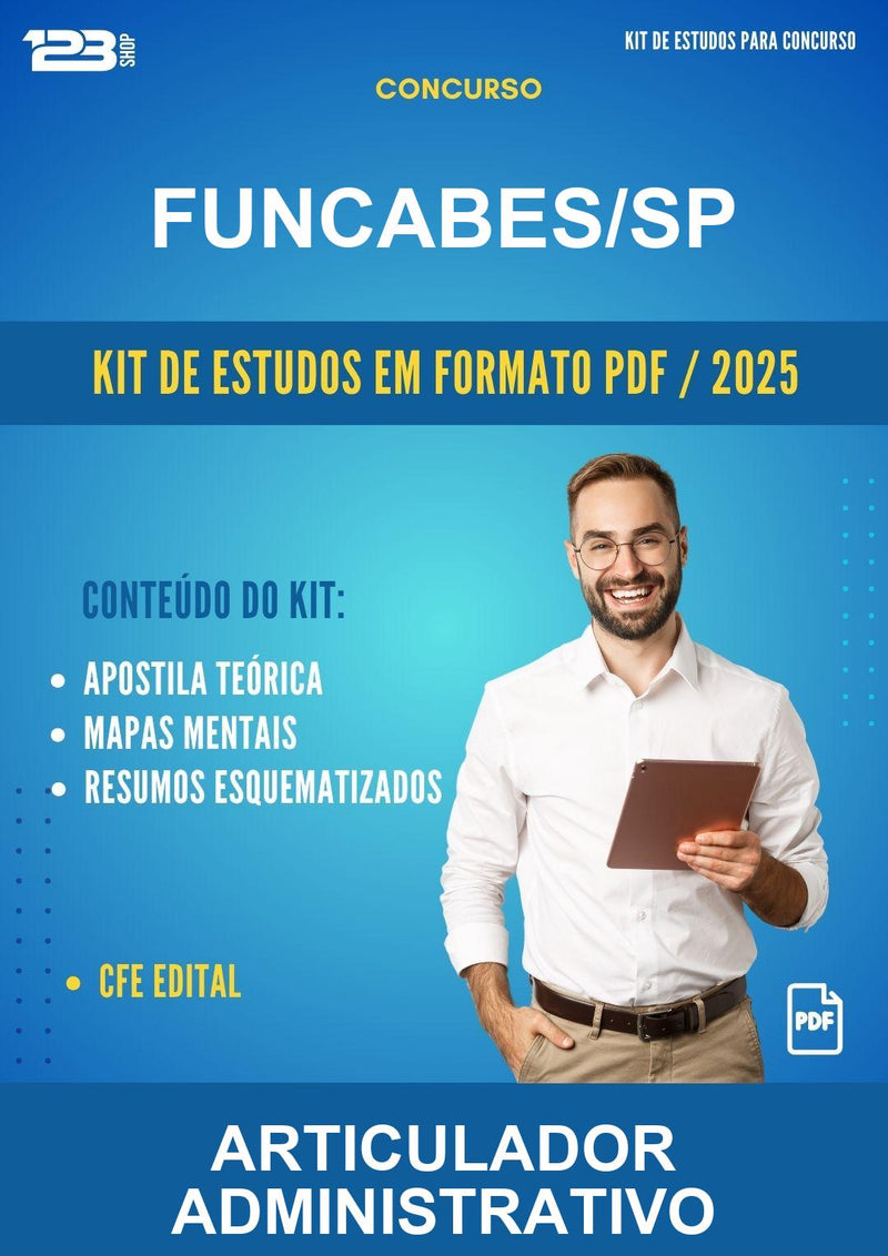 Kit de Estudos para o Concurso Funcabes/SP para Articulador Administrativo