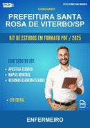 Kit de Estudos para o Concurso Prefeitura Santa Rosa de Viterbo/SP para Enfermeiro