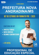 Kit de Estudos para o Concurso Prefeitura Nova Andradina/MS para Profissional de Educação Especial
