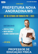 Kit de Estudos para o Concurso Prefeitura Nova Andradina/MS para Professor de Educação Física